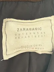 Vorschaubild 7 von Basic Damen Parka Winterjacke Kapuze Fellkragen Braun Gr. XS