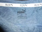 Vorschaubild 2 von Damen Laufshirt Sport T-Shirt Logo-Print Blau Gr. M