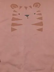 Vorschaubild 2 von Baby Body Langarm Tiermotiv Rosa Gr. 74 Baumwolle Kinder