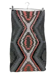 Vorschaubild 1 von Damen Freizeitkleid Gr. 38/M Mehrfarbig Pailletten Ethno Muster