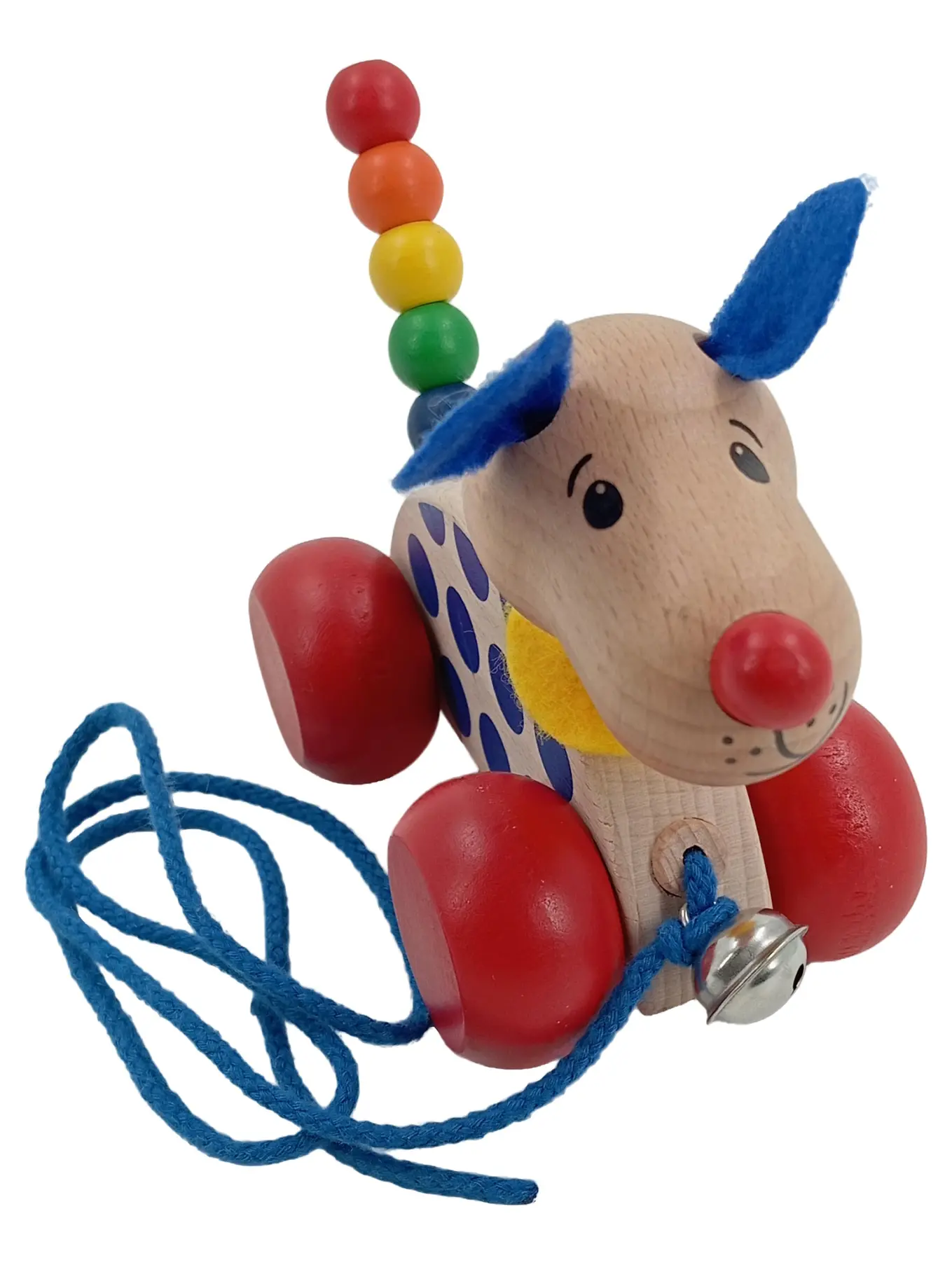 SCHMIDT SPIELE Selecta Nachziehspielzeug Hund Holz Mehrfarbig