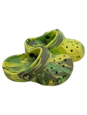 Vorschaubild 1 von Classic Clog Kinder Clogs Gr. 22/23 Grün Gelb Marbled