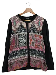Vorschaubild 1 von Damen Strickjacke Paisley Muster Mehrfarbig Gr. 40;L Casual