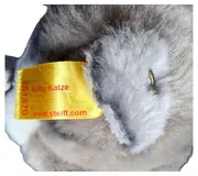 Vorschaubild 2 von Katze Kuscheltier Klassisch Grau 12cm