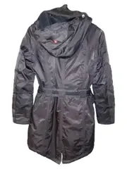 Vorschaubild 3 von Damen Winterjacke Gr. S Braun Outdoor Kapuze Fellkragen