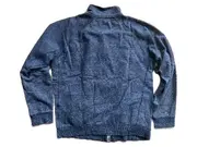 Vorschaubild 3 von Denim Sweatjacke Herren Gr. L Blau Meliert Stehkragen Organic