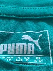 Vorschaubild 4 von Sport Shirt Kinder Gr. 116 Grün T-Shirt Logo Print