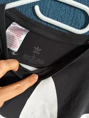 Vorschaubild 2 von Originals T-Shirt Herren L Trefoil Logo Schwarz Baumwolle