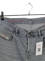 Vorschaubild 4 von D-Viker Herren Jeans Regular Fit Grau W34 L32 Baumwolle Hose