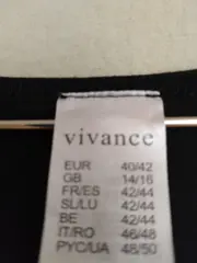 Vorschaubild 3 von Damen Body Schwarz Gr. 40/42 Baumwolle Stretch Basic Unterhemd