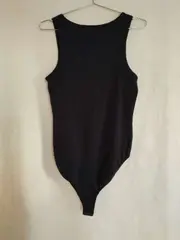 Vorschaubild 2 von Damen Body Schwarz Gr. 40/42 Baumwolle Stretch Basic Unterhemd