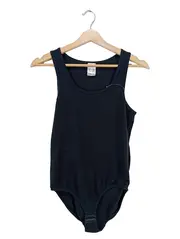 Vorschaubild 1 von Damen Body Schwarz Gr. 40/42 Baumwolle Stretch Basic Unterhemd