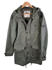 Vorschaubild 1 von Denim Herren Parka Jacke Gr. L Oliv Military Outdoor