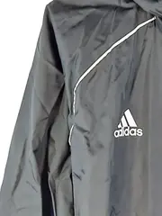 Vorschaubild 2 von Herren Trainingsjacke Kapuze Grau XL Sport Polyester Logo