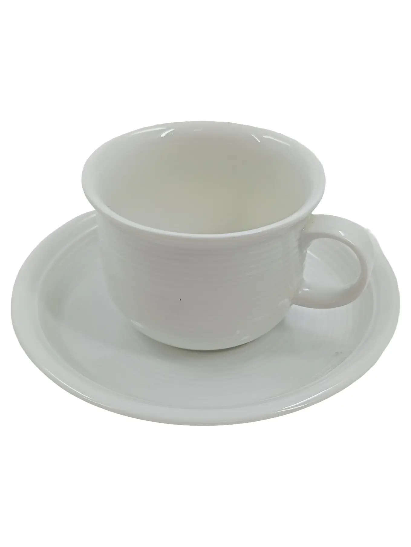 THOMAS Germany Kaffeetasse mit Untertasse Porzellan Weiß Klassisch