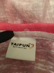 Vorschaubild 5 von Taifun Damen T-Shirt Pink Kirschenprint Strass Gr. 34/XS Charmant