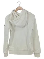 Vorschaubild 2 von Damen Sweatjacke Hoodie Gr. 36/S Weiß Casual Reißverschluss