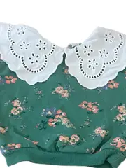 Vorschaubild 2 von Baby Mädchen Set Blumenmuster Pullover Leggings Mehrfarbig Gr. 68