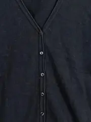 Vorschaubild 2 von Damen Strickjacke Cardigan Gr. 36/S Schwarz Basic
