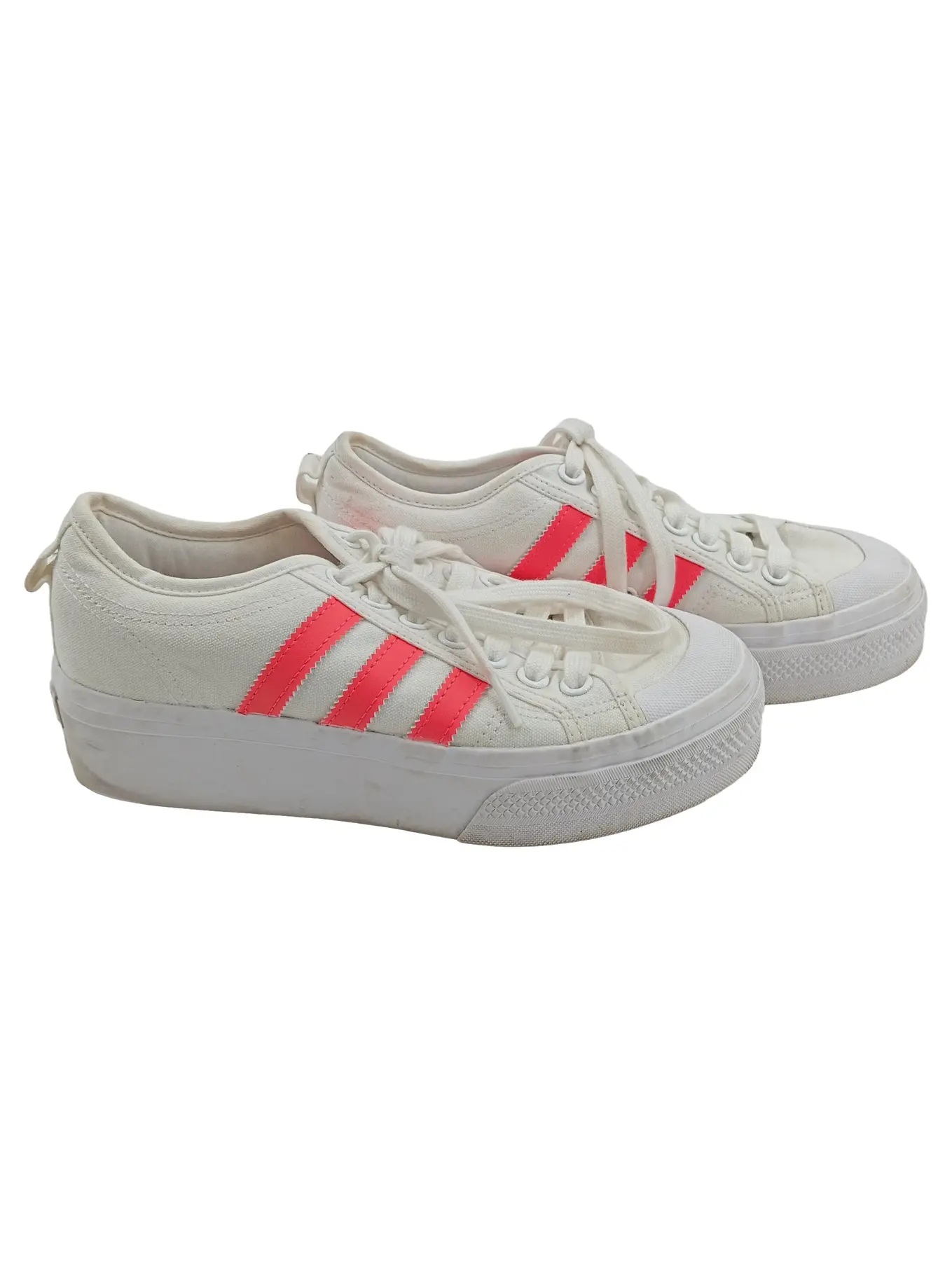 ADIDAS Damen Sneaker Low Gr. 40 Weiß Freizeitschuh
