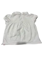 Vorschaubild 2 von Baby Mädchen Poloshirt Gr. 24 Monate Weiß Rüschen Baumwolle