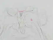 Vorschaubild 3 von Baby Mädchen Poloshirt Gr. 24 Monate Weiß Rüschen Baumwolle