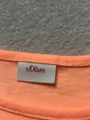 Vorschaubild 2 von Mädchen Sommerkleid Palmenprint Gr. 116 Orange Koralle