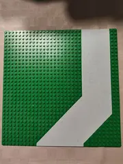 Vorschaubild 1 von Grundplatte 32x32 Grün mit Straße Basisplatte Baseplate