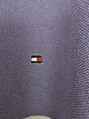 Vorschaubild 3 von Herren Poloshirt Gestreift Lila Größe M