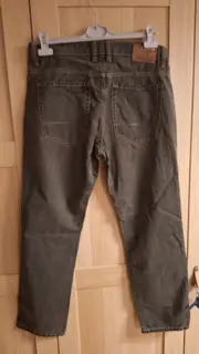 Vorschaubild 2 von Herren Jeans Slim Fit Gr. 32 Oliv Casual Hose