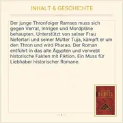 Vorschaubild 3 von Christian Jacq Ramses Historischer Roman Bestseller Taschenbuch Deutsch