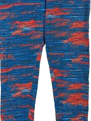 Vorschaubild 2 von Sport Leggings Damen M 36 Blau Orange Abstrakt Baumwolle
