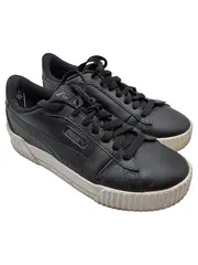 Vorschaubild 1 von Sneaker Low Damen Gr. 37 Schwarz Leder Carina Platform