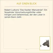 Vorschaubild 2 von Das Kastler-Manuskript von Robert Ludlum Thriller Roman Taschenbuch Deutsch