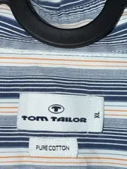 Vorschaubild 6 von Herren Kurzarm Freizeithemd Gestreift Blau Gr. XL