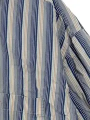 Vorschaubild 3 von Herren Kurzarm Freizeithemd Gestreift Blau Gr. XL