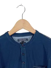 Vorschaubild 3 von Herren Langarmshirt Blau Gr. 48;M Casual