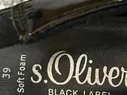 Vorschaubild 3 von Black Label Damen Slingpumps Gr. 39 Schwarz Lack Elegant