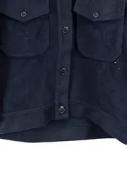 Vorschaubild 3 von :C Damen Hemdjacke Shacket Gr. M Dunkelblau Wolle Casual