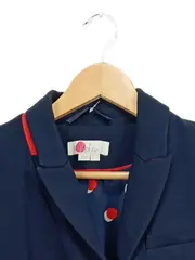 Vorschaubild 3 von Damen Blazer Gr. 38 Dunkelblau Business Jackett mit rotem Kragen