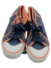 Vorschaubild 2 von Sneaker Low Kinder Gr. 33 Blau Orange Canvas Schnürer