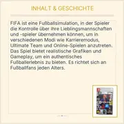 Vorschaubild 4 von EA Sports FIFA Nintendo Switch Fußballsimulation Deutsch Englisch Französisch