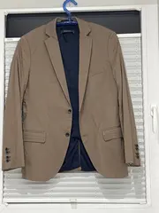 Vorschaubild 2 von Herren Sakko Gr. 48/M Beige Modern Business