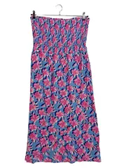 Vorschaubild 1 von Sommerkleid Damen Gr. 42/XL Mehrfarbig Blumenmuster Casual