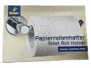 Vorschaubild 1 von Toilettenpapierhalter Metall Silber Modern Bad WC Rollenhalter