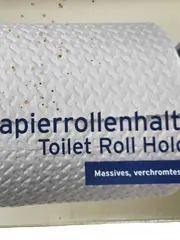 Vorschaubild 3 von Toilettenpapierhalter Metall Silber Modern Bad WC Rollenhalter