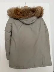 Vorschaubild 3 von Damen Parka Gr. 38/M Outdoor Winterjacke Beige Fellkapuze