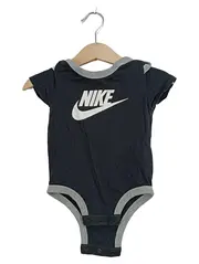 Vorschaubild 1 von Baby Body Baumwolle Kurzarm Logo Print Schwarz Kinder Gr. 62-68