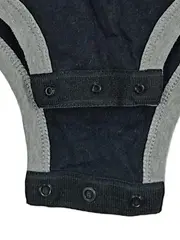 Vorschaubild 3 von Baby Body Baumwolle Kurzarm Logo Print Schwarz Kinder Gr. 62-68