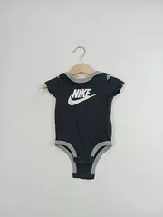 Vorschaubild 6 von Baby Body Baumwolle Kurzarm Logo Print Schwarz Kinder Gr. 62-68